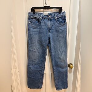 SLVRLAKE Light Blue Denim Jeans with Contrast Stitching